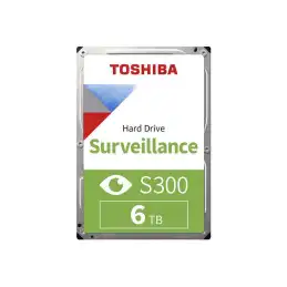 Toshiba S300 Surveillance - Disque dur - 6 To - interne - 3.5" - SATA 6Gb - s - 5400 tours - min - mém... (HDWT860UZSVA)_2