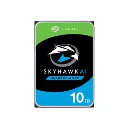 Seagate SkyHawk AI - Disque dur - 10 To - interne - 3.5" - SATA 6Gb - s - 7200 tours - min - mémoire t... (ST10000VE001)_1