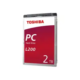 Toshiba L200 Laptop PC - Disque dur - 2 To - interne - 2.5" - SATA 6Gb - s - 5400 tours - min - mémoir... (HDWL120UZSVA)_1