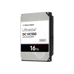 WD Ultrastar DC HC550 WUH721816ALE6L4 - Disque dur - 16 To - interne - 3.5" - SATA 6Gb - s - 7200 tours - m... (0F38462)_1