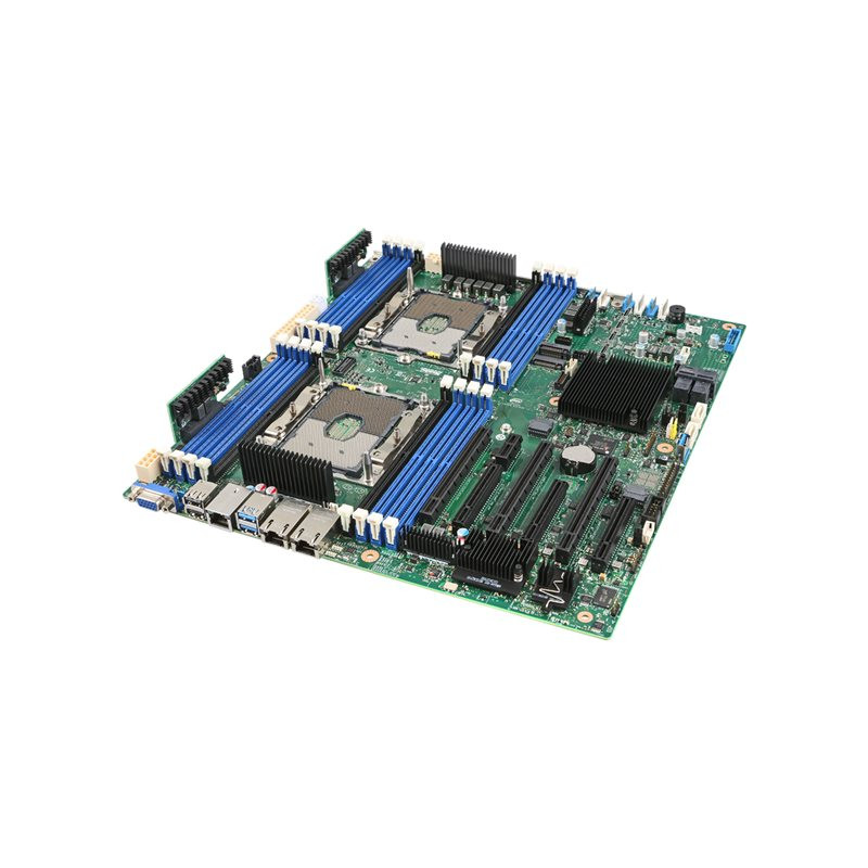 Carte-mère - SSI EEB - Intel - Socket P - 2 CPU pris en charge - C628 Chipset - USB 3.0 - 2 x 10 Gig... (S2600STQR)_1