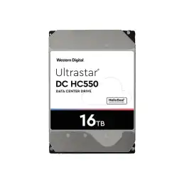 WD Ultrastar DC HC550 WUH721816ALE6L4 - Disque dur - 16 To - interne - 3.5" - SATA 6Gb - s - 7200 tours - m... (0F38462)_2