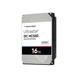 WD Ultrastar DC HC550 WUH721816AL5204 - Disque dur - 16 To - interne - 3.5" - SAS 12Gb - s - 7200 tours - m... (0F38357)_1