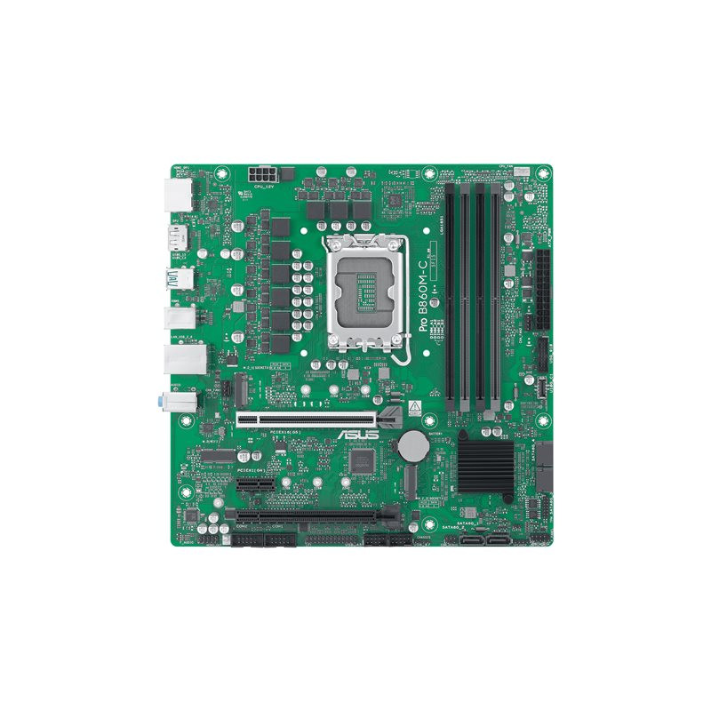 Carte-mère - micro ATX - Socket LGA1851 - B860 Chipset - USB-C 3.2 Gen 1, USB 3.2 Gen 1, USB 3... (90MB1MCP-M0EAYC)_1