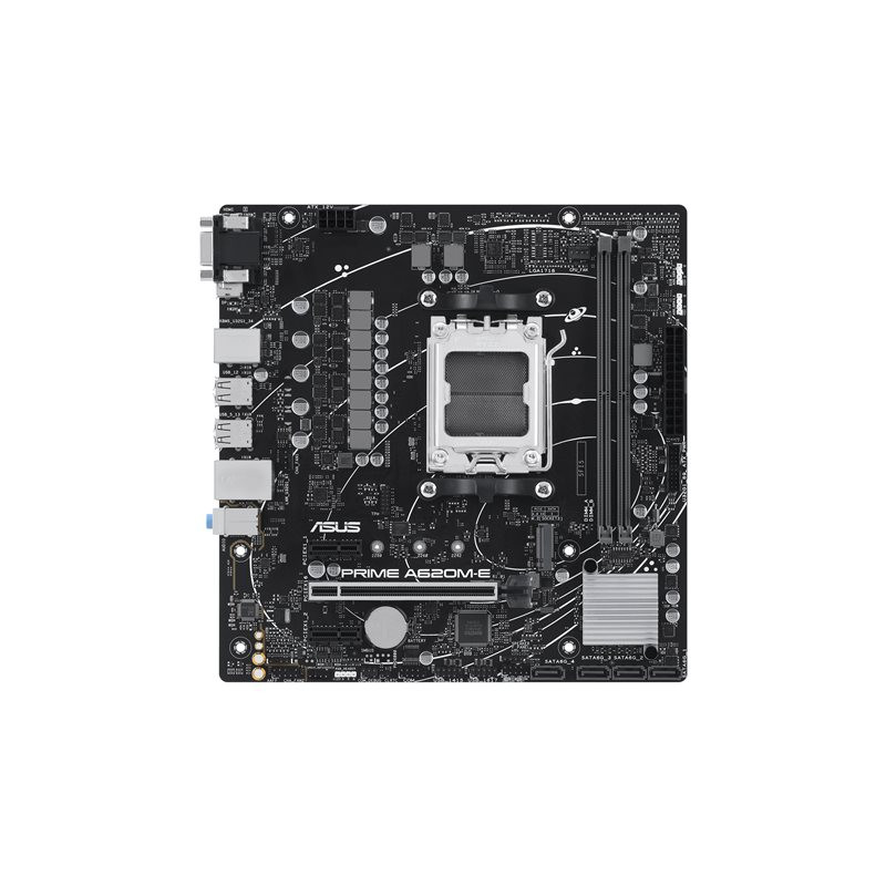 Carte-mère - micro ATX - Socket AM5 - AMD A620 Chipset - Gigabit LAN - carte graphique embarqu... (90MB1F50-M0EAYC)_1