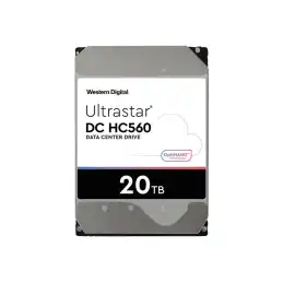 WD Ultrastar DC HC560 - Disque dur - 20 To - interne - 3.5" - SAS 12Gb - s - 7200 tours - min - mémoire tam... (0F38652)_2