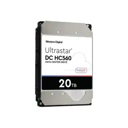 WD Ultrastar DC HC560 - Disque dur - 20 To - interne - 3.5" - SAS 12Gb - s - 7200 tours - min - mémoire tam... (0F38652)_3