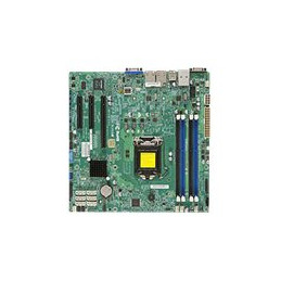 Carte-mère - micro ATX - Socket LGA1150 - C224 Chipset - USB 3.0 - 2 x Gigabit LAN - carte gra... (MBD-X10SLM+-F-O)_1