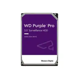 WD Purple Pro - Disque dur - 8 To - interne - 3.5" - SATA 6Gb - s - 7200 tours - min - mémoire tampon : ... (WD8001PURP)_2