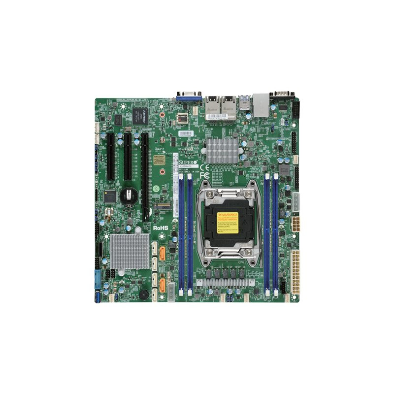 Carte-mère - micro ATX - Socket LGA2011-v3 - C612 Chipset - USB 3.0 - 2 x 10 Gigabit LAN - car... (MBD-X10SRM-TF-O)_1