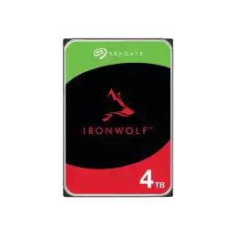 Seagate IronWolf - Disque dur - 4 To - interne - SATA 6Gb - s - 5400 tours - min - mémoire tampon : 256... (ST4000VN006)_1