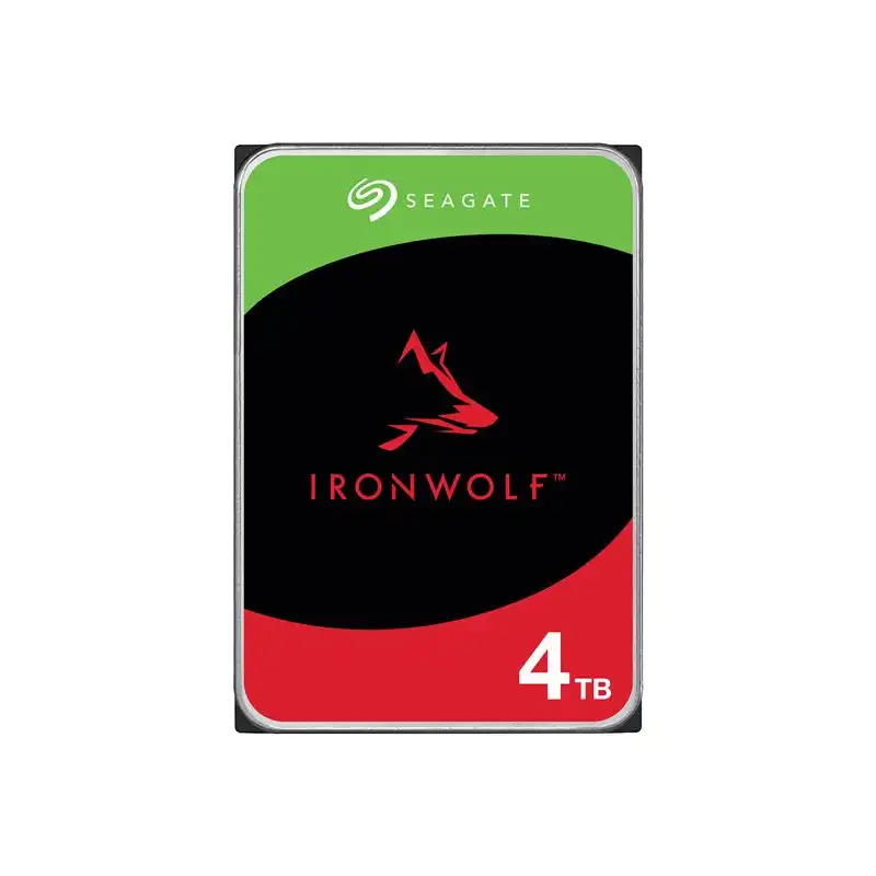 Seagate IronWolf - Disque dur - 4 To - interne - SATA 6Gb - s - 5400 tours - min - mémoire tampon : 256... (ST4000VN006)_1