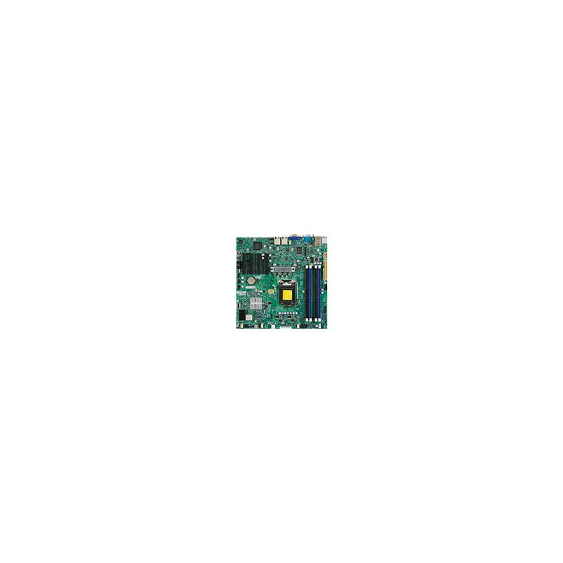 Carte-mère - micro ATX - Socket LGA1155 - C204 Chipset - 2 x Gigabit LAN - carte graphique embar... (MBD-X9SCM-F-O)_1