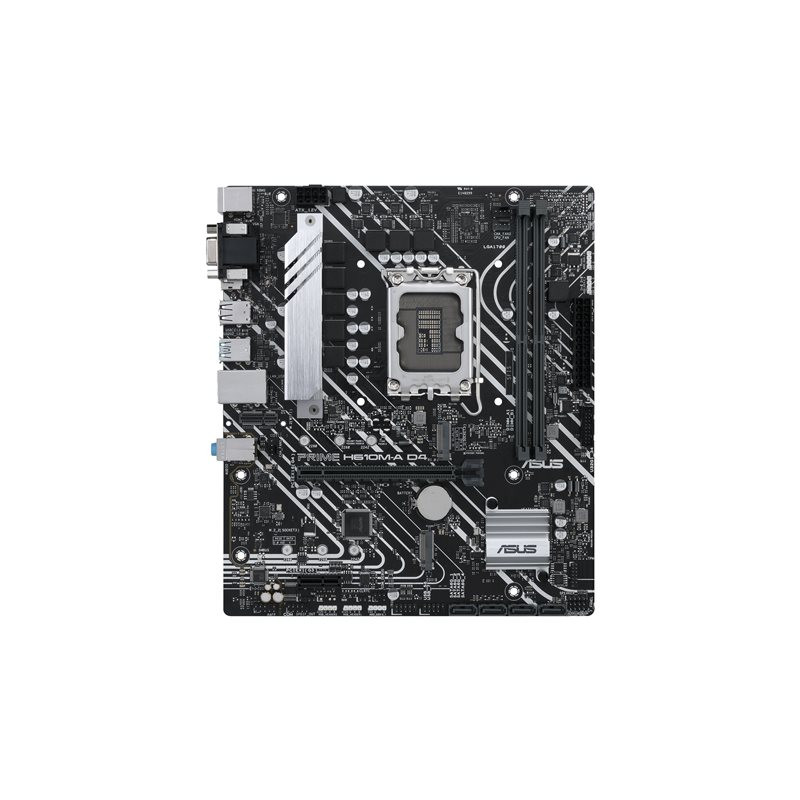 Carte-mère - micro ATX - Socket LGA1700 - H610 Chipset - USB 3.2 Gen 2, USB 3.2 Gen 1 - Gigabi... (90MB19P0-M0EAYC)_1