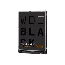 WD Black - Disque dur - 500 Go - interne - 2.5" - SATA 6Gb - s - 7200 tours - min - mémoire tampon : 64 Mo (WD5000LPSX)_1