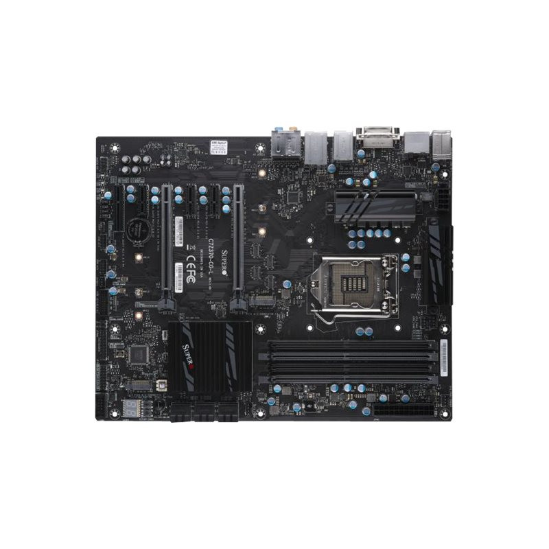 Carte-mère - ATX - LGA1151 Socket - Z370 Chipset - USB 3.0, USB 3.1, USB-C - Gigabit LAN - c... (MBD-C7Z370-CG-L-O)_1