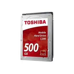 Toshiba L200 Laptop PC - Disque dur - 500 Go - interne - 2.5" - SATA 3Gb - s - 5400 tours - min - mémo... (HDWK105UZSVA)_1