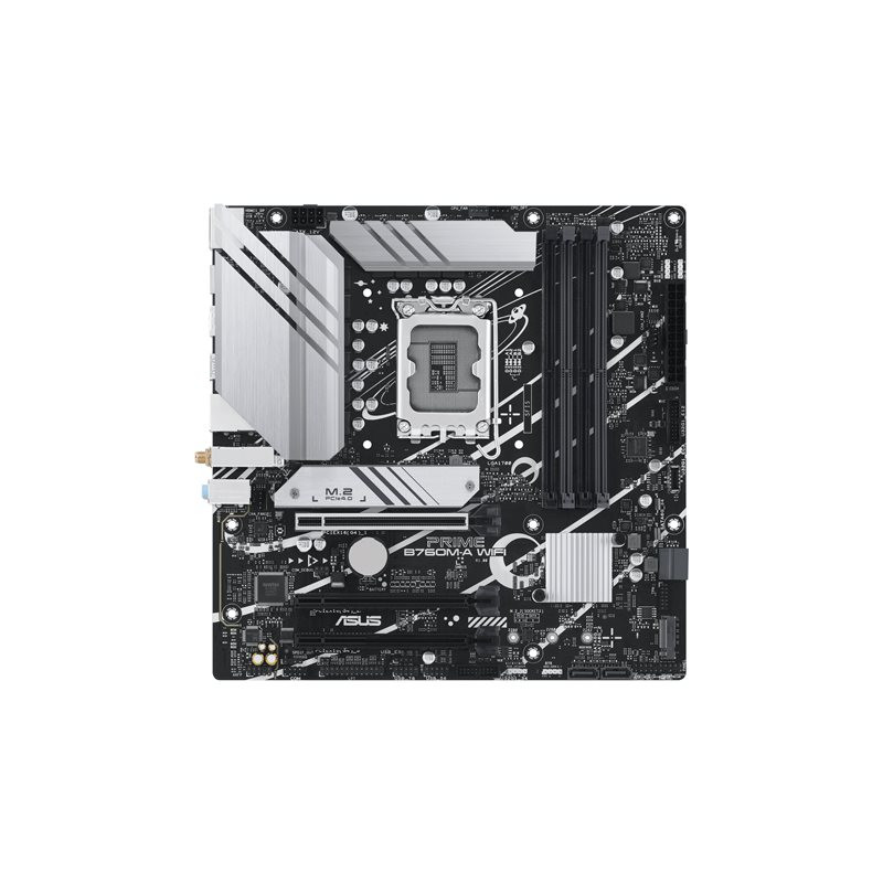 Carte-mère - micro ATX - Socket LGA1700 - B760 Chipset - USB 3.2 Gen 1, USB 3.2 Gen 2, USB-C 3... (90MB1EL0-M1EAY0)_1