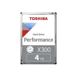 Toshiba X300 Performance - Disque dur - 4 To - interne - 3.5" - SATA 6Gb - s - 7200 tours - min - mémo... (HDWR440UZSVA)_2