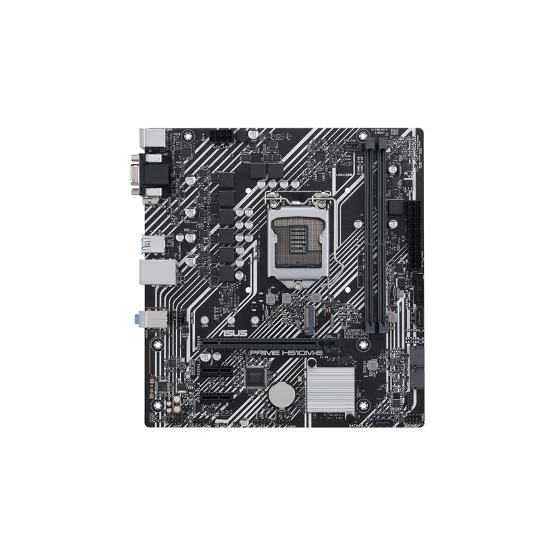 Carte-mère - micro ATX - Socket LGA1200 - H510 Chipset - USB 3.2 Gen 1 - Gigabit LAN - carte g... (90MB17E0-M0EAY0)_1