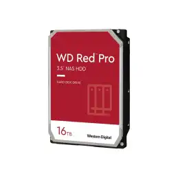 WD Red Pro - Disque dur - 16 To - interne - 3.5" - SATA 6Gb - s - 7200 tours - min - mémoire tampon : 512... (WD161KFGX)_1