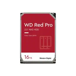 WD Red Pro - Disque dur - 16 To - interne - 3.5" - SATA 6Gb - s - 7200 tours - min - mémoire tampon : 512... (WD161KFGX)_2