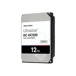 WD Ultrastar DC HC520 HUH721212ALE600 - Disque dur - 12 To - interne - 3.5" - SATA 6Gb - s - 7200 tours - m... (0F30144)_1