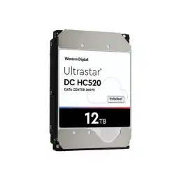WD Ultrastar DC HC520 HUH721212ALE600 - Disque dur - 12 To - interne - 3.5" - SATA 6Gb - s - 7200 tours - m... (0F30144)_3