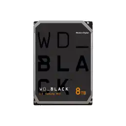 WD_BLACK - Disque dur - 8 To - interne - 3.5" - SATA 6Gb - s - 7200 tours - min - mémoire tampon : 128 Mo (WD8002FZWX)_2