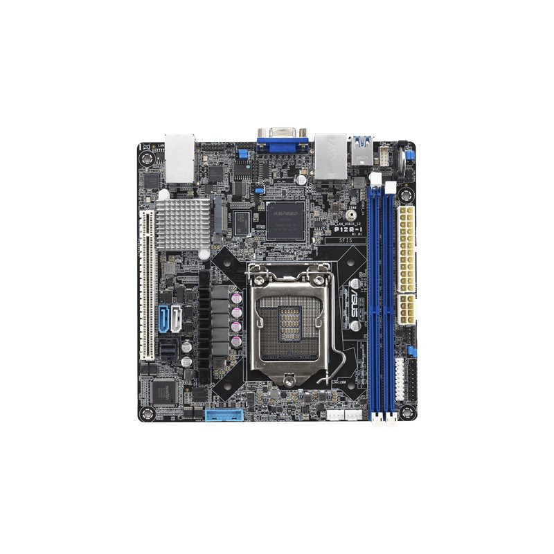 Carte-mère - mini ITX - Socket LGA1200 - C252 Chipset - USB 3.2 Gen 1 - 2 x Gigabit LAN - cart... (90SB0A70-M0UAY0)_1