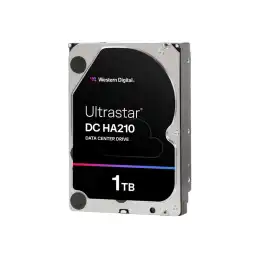 WD Ultrastar DC HA210 HUS722T1TALA604 - Disque dur - 1 To - interne - 3.5" - SATA 6Gb - s - 7200 tours - mi... (1W10001)_1