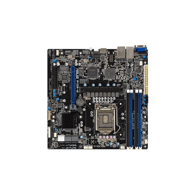 Carte-mère - micro ATX - Socket LGA1200 - C252 Chipset - USB 3.2 Gen 2 - 2 x Gigabit LAN - car... (90SB09X0-M1UAY0)_1