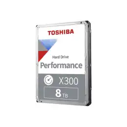 Toshiba X300 Performance - Disque dur - 8 To - interne - 3.5" - SATA 6Gb - s - 7200 tours - min - mémo... (HDWR480UZSVA)_1