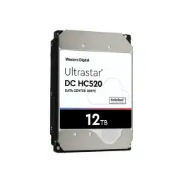 WD Ultrastar DC HC520 HUH721212ALN600 - Disque dur - 12 To - interne - 3.5" - SATA 6Gb - s - 7200 tours - m... (0F30141)_2