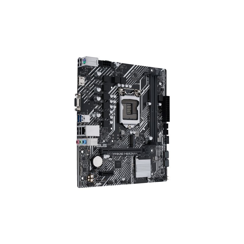 Carte-mère - micro ATX - Socket LGA1200 - H510 Chipset - USB 3.2 Gen 1 - Gigabit LAN - carte g... (90MB17N0-M0EAY0)_1
