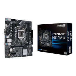 Carte-mère - micro ATX - Socket LGA1200 - H510 Chipset - USB 3.2 Gen 1 - Gigabit LAN - carte g... (90MB17N0-M0EAY0)_4