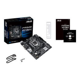 Carte-mère - micro ATX - Socket LGA1200 - H510 Chipset - USB 3.2 Gen 1 - Gigabit LAN - carte g... (90MB17N0-M0EAY0)_5