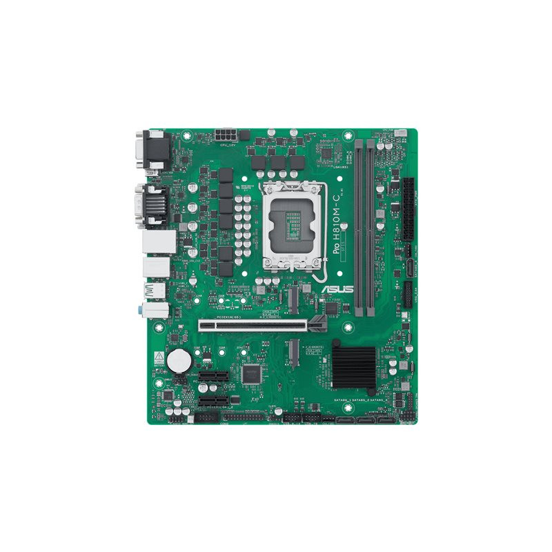 Carte-mère - micro ATX - Socket LGA1851 - H810 Chipset - USB-C 3.2 Gen 1, USB 3.2 Gen 2, USB 3... (90MB1KHP-M0EAYC)_1