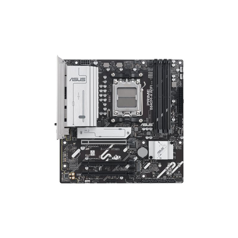 Carte-mère - micro ATX - Socket AM5 - AMD B840 Chipset - USB-C 3.2 Gen 1, USB 3.2 Gen 1 - 2.5 ... (90MB1J10-M0EAYC)_1
