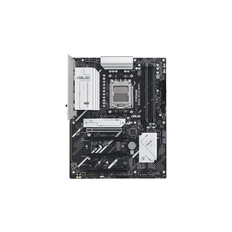 Carte-mère - ATX - Socket AM5 - AMD B840 Chipset - USB-C 3.2 Gen 1, USB 3.2 Gen 1 - 2.5 Gigabi... (90MB1IZ0-M0EAY0)_1