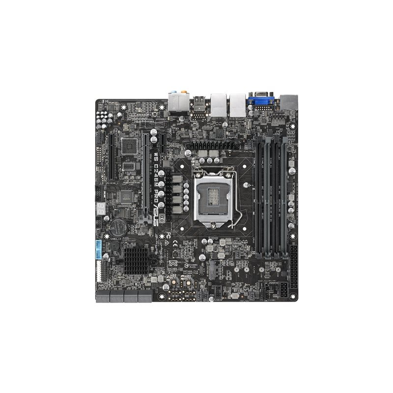 Carte-mère - micro ATX - LGA1151 Socket - C246 Chipset - USB 3.1 Gen 1, USB 3.1 Gen 2 - 2 x Gi... (90SW00E0-M0EAY0)_1