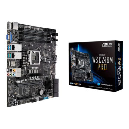Carte-mère - micro ATX - LGA1151 Socket - C246 Chipset - USB 3.1 Gen 1, USB 3.1 Gen 2 - 2 x Gi... (90SW00E0-M0EAY0)_5