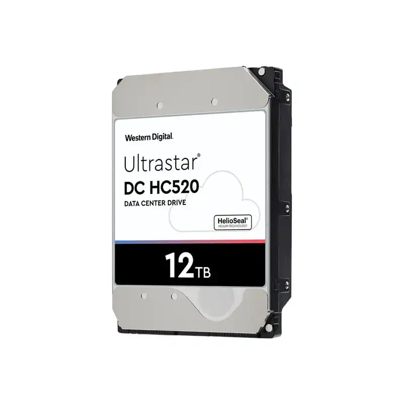 WD Ultrastar DC HC520 HUH721212ALE601 - Disque dur - chiffré - 12 To - interne - 3.5" - SATA 6Gb - s - 7200... (0F30145)_1