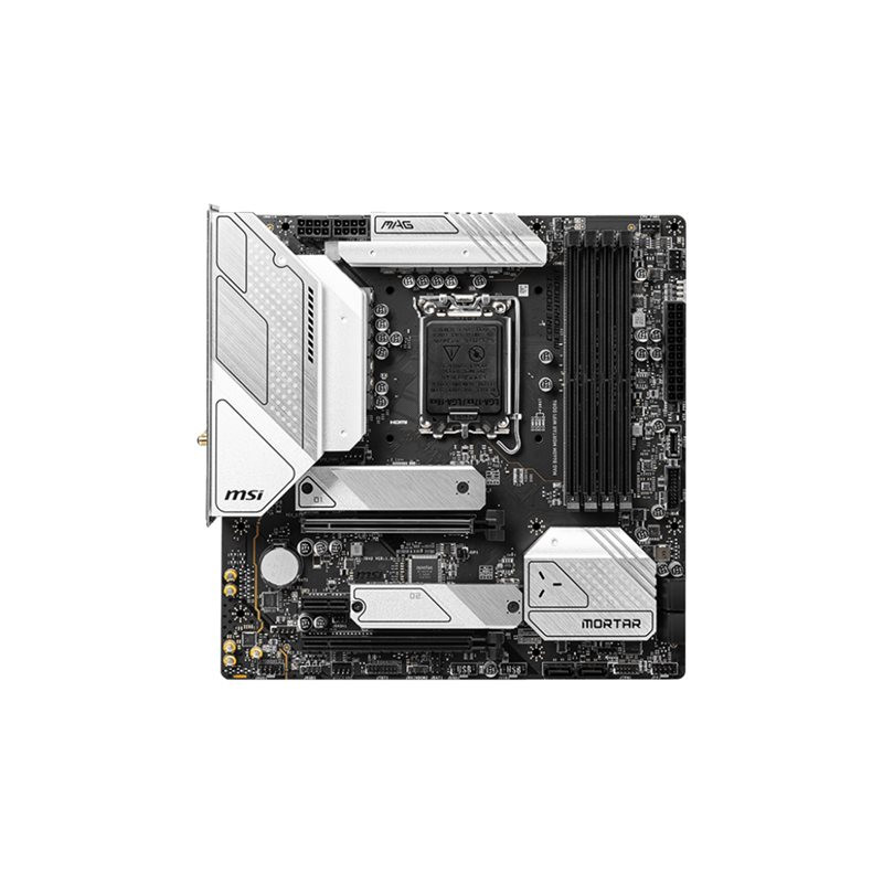 Carte-mère - micro ATX - Socket LGA1700 - B660 Chipset - USB-C Gen2, USB 3.2 Gen 1,... (MAG B660M MORTAR WIFI DDR4)_1
