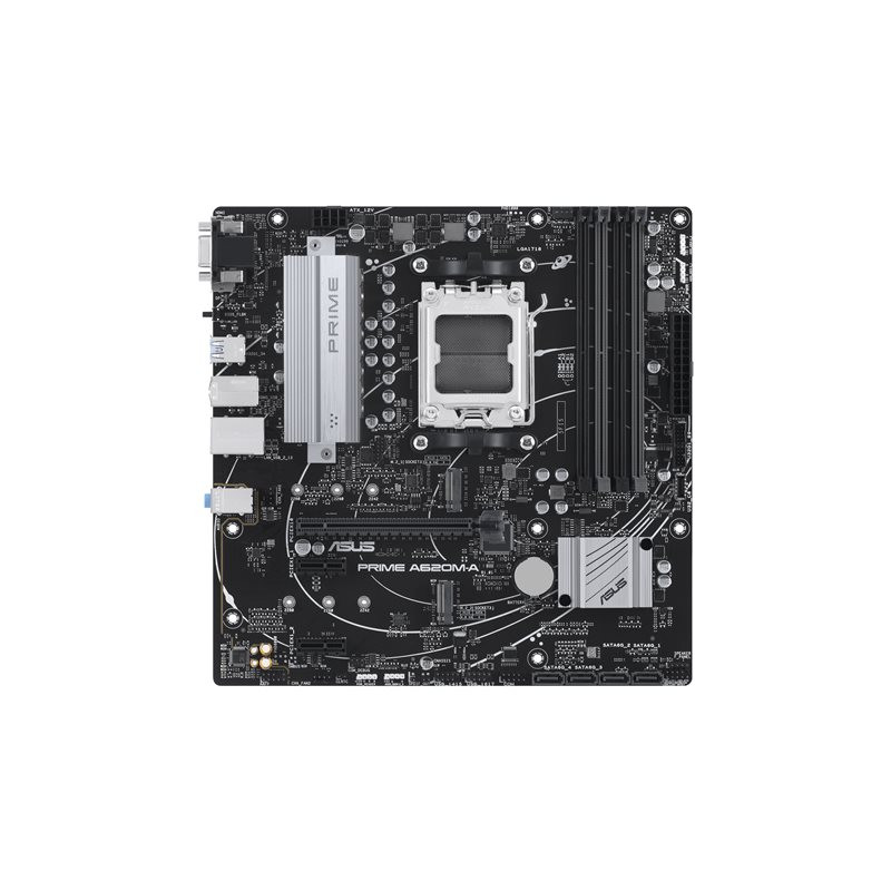 Carte-mère - micro ATX - Socket AM5 - AMD A620 Chipset - USB-C 3.2 Gen 1, USB 3.2 Gen 1 - Giga... (90MB1F10-M0EAYC)_1