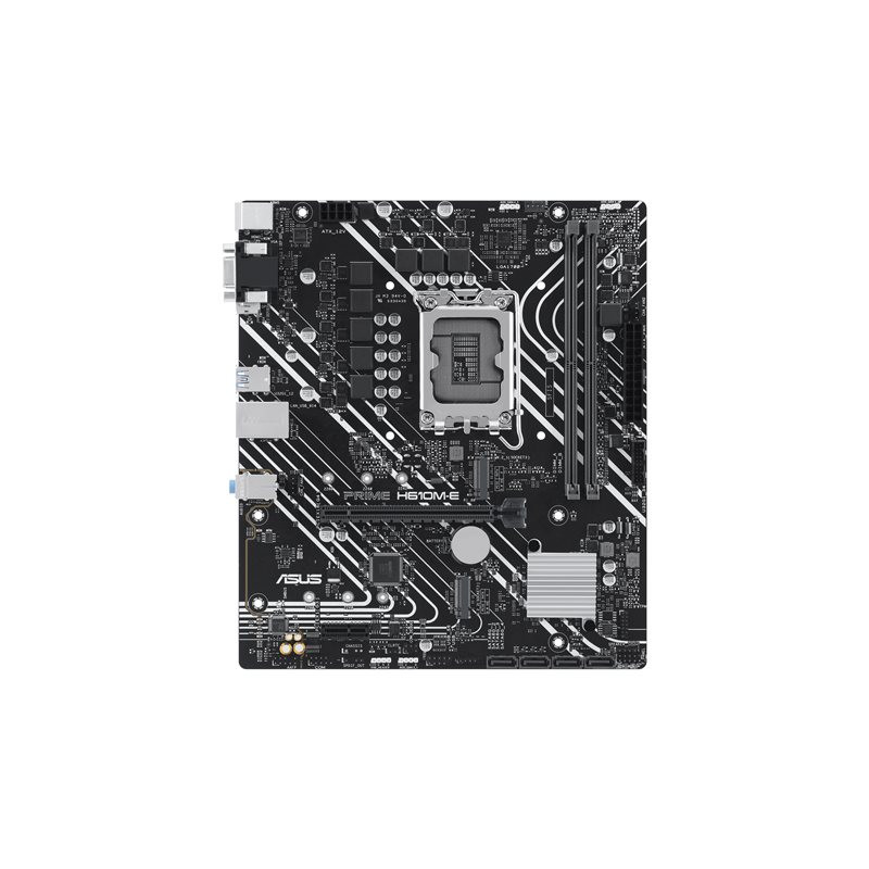 Carte-mère - micro ATX - Socket LGA1700 - H610 Chipset - USB 3.2 Gen 1 - Gigabit LAN - carte g... (90MB1G10-M0EAYC)_1