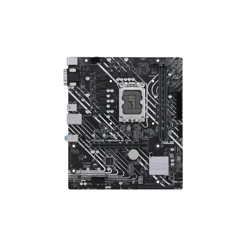 Carte-mère - micro ATX - Socket LGA1700 - H610 Chipset - USB 3.2 Gen 1 - Gigabit LAN - carte g... (90MB19N0-M1EAYC)_1