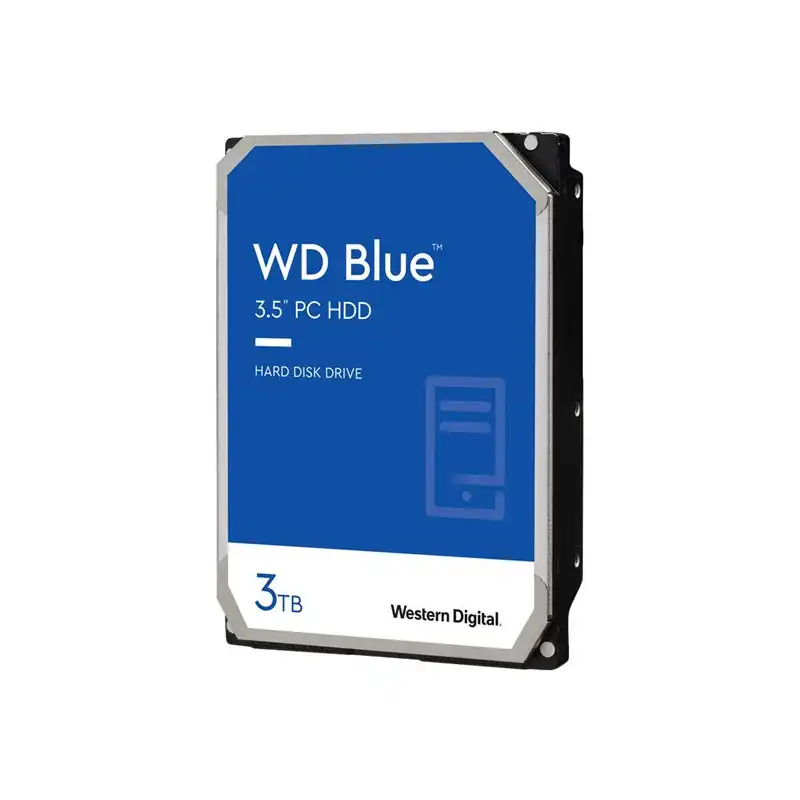 WD Blue - Disque dur - 3 To - interne - 3.5" - SATA 6Gb - s - 5400 tours - min - mémoire tampon : 256 Mo (WD30EZAZ)_1