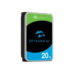 Seagate SkyHawk AI - Disque dur - 20 To - interne - 3.5" - SATA 6Gb - s - mémoire tampon : 512 Mo - av... (ST20000VE003)_1