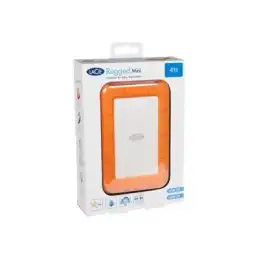 LaCie Rugged Mini - Disque dur - 4 To - externe (portable) - USB 3.0 - 5400 tours - min - AES 256 bits - av... (9000633)_3